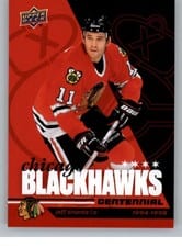 2025-26 Upper Deck Chicago Blackhawks Centennial Box Jeff Shantz #15 card