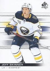 2019-20 SP Authentic Base Set Jeff Skinner #77 card