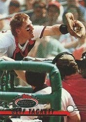 1993 Stadium Club Base Set Jeff Tackett #186 card