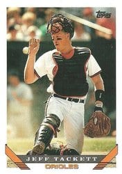 1993 Topps Base Set Jeff Tackett #6 card