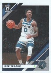 2019-20 Donruss Optic Base Set Jeff Teague #101 card