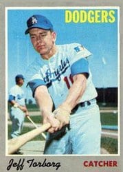 1970 Topps Base Set Jeff Torborg #54 card