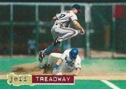 1994 Stadium Club Base Set Jeff Treadway #30 card