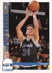 1992-93 Hoops Base Set Jeff Turner #166 card