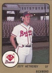 1988 ProCards Base Set Jeff Wetherby #9 card