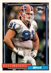 1992 Topps Base Set Jeff Wright #21 card