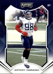 2021 Panini Playoff Base Set Jeffery Simmons #73 card