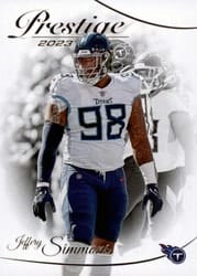 2023 Panini Prestige Base Set Jeffery Simmons #287 card