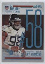 2024 Score Top 100 Jeffery Simmons #58 card