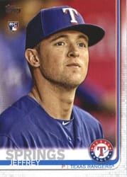 2019 Topps Base Set Jeffrey Springs #605 card