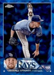 2023 Topps Chrome Sapphire Edition Base Set Jeffrey Springs #12 card