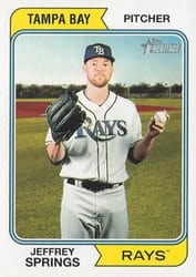 2023 Topps Heritage Base Set Jeffrey Springs #459 card