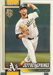 2026 Topps Base Set Jeffrey Springs #87 card
