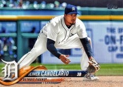 2018 Topps Update Base Set Jeimer Candelario #US143 card