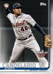 2019 Topps Opening Day Base Set Jeimer Candelario #81 card