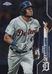 2020 Topps Chrome Base Set Jeimer Candelario #19 card