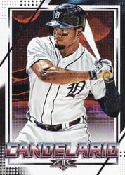 2020 Topps Fire Base Set Jeimer Candelario #154 card
