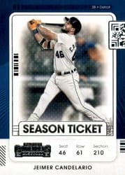 2021 Panini Contenders Base Set Jeimer Candelario #78 card