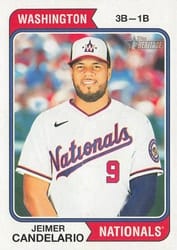 2023 Topps Heritage Base Set Jeimer Candelario #391 card