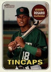 2018 Topps Heritage Minor League Base Set Jeisson Rosario #37 card