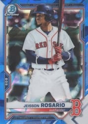 2021 Bowman Sapphire Edition Base Set Jeisson Rosario #BCP-37 card