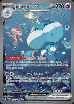 2025 White Flare Jellicent ex #168 card