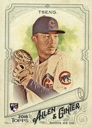 2018 Topps Allen & Ginter Base Set Jen-Ho Tseng #350 card