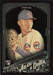 2018 Topps Allen & Ginter X Base Set Jen-Ho Tseng #350 card