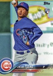 2018 Topps Base Set Jen-Ho Tseng #498 card