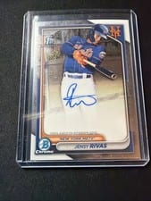 2024 Bowman Chrome Prospects Autographs Jensy Rivas #CPA-JR card