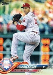 2018 Topps Base Set Jerad Eickhoff #621 card