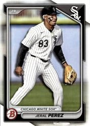 2024 Bowman Draft Base Set Jeral Perez #BD-154 card