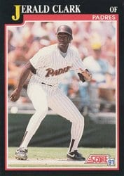 1991 Score Base Set Jerald Clark #242 card