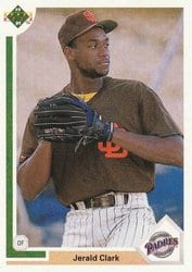 1991 Upper Deck Base Set Jerald Clark #624 card
