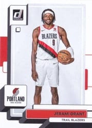 2022-23 Donruss Base Set Jerami Grant #192 card