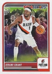 2023-24 Hoops Haunted Hoops Base Set Jerami Grant #22 card