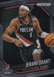 2024-25 Panini Prizm Black Base Set Jerami Grant #176 card