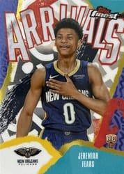 2025-26 Finest Arrivals Jeremiah Fears #A-7 card