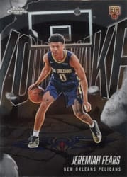 2025-26 Topps Chrome Youthquake Jeremiah Fears #YQ-7 card