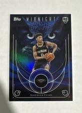 2025-26 Topps Midnight Night Owls Jeremiah Fears #NO-22 card