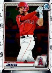 2020 Bowman Chrome Prospects Jeremiah Jackson #BCP-244 card