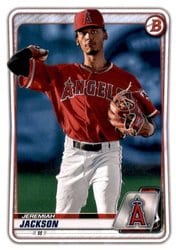 2020 Bowman Draft Base Set Jeremiah Jackson #BD-169 card