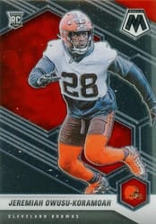 2021 Panini Mosaic Base Set Jeremiah Owusu-Koramoah #365 card