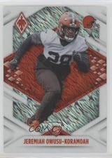 2021 Panini Phoenix Jeremiah Owusu Koramoah #166 card
