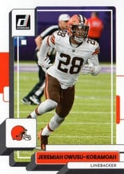 2022 Donruss Base Set Jeremiah Owusu-Koramoah #213 card