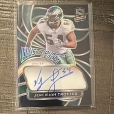 2024 Panini Spectra Illustrious Legends Autographs Jeremiah Trotter #IL-JTR card