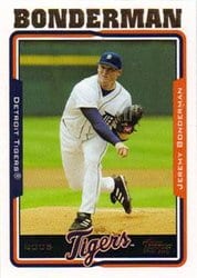 2005 Topps Base Set Jeremy Bonderman #54 card