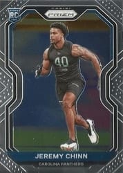 2020 Panini Prizm Base Set Jeremy Chinn #367 card