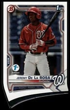 2021 Bowman 1st Edition Jeremy De La Rosa #BFE-25 card