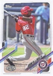 2021 Topps Pro Debut Base Set Jeremy De La Rosa #PD-97 card